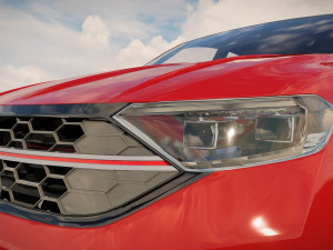 Volkswagen Jetta GLI 2023 Model 3D