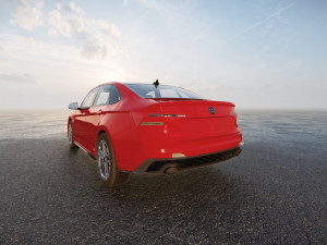 Volkswagen Jetta GLI 2023 Model 3D