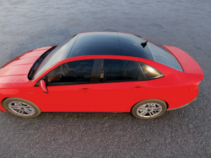 Volkswagen Jetta GLI 2023 Model 3D
