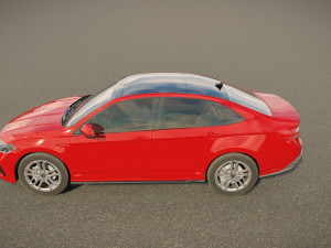 Volkswagen Jetta GLI 2023 Model 3D