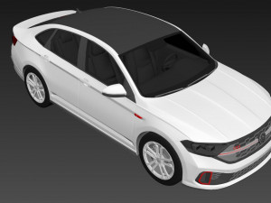 Volkswagen Jetta GLI 2023 Model 3D