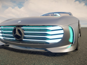 Mercedes Benz IAA Concept 3D 모델