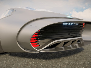 Mercedes Benz IAA Concept 3D 모델