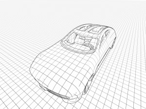 Mercedes Benz IAA Concept 3D 모델