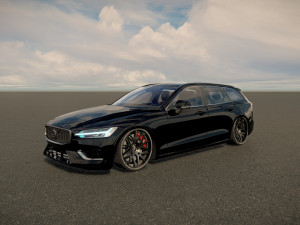 VOLVO v60 2023 3D Model
