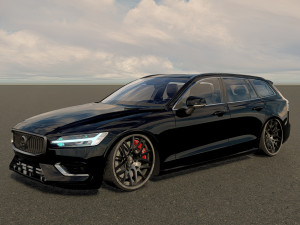 VOLVO v60 2023 3D Model