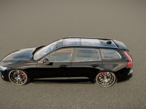 VOLVO v60 2023 3D Model