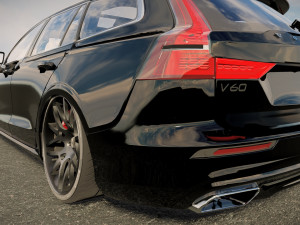VOLVO v60 2023 3D Model
