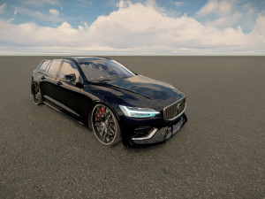 VOLVO v60 2023 3D Model