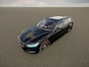 VOLVO v60 2023 3D Model