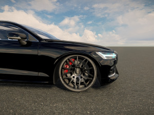 VOLVO v60 2023 3D Model