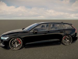 VOLVO v60 2023 3D Model