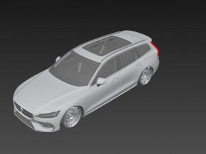 VOLVO v60 2023 3D Model