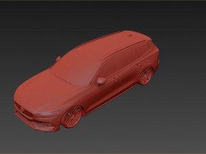 VOLVO v60 2023 3D Model