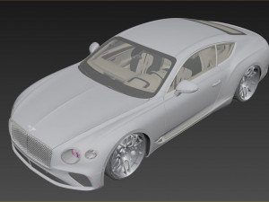 Bentley Continental GT TP 3D Model