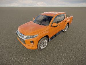 Mitsubishi L200 Triton 2023 3D मॉडल