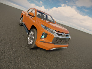 Mitsubishi L200 Triton 2023 3D मॉडल