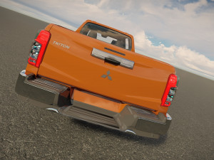Mitsubishi L200 Triton 2023 3D मॉडल