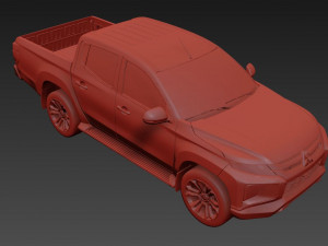 Mitsubishi L200 Triton 2023 3D मॉडल