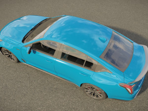 Cadillac CT5 V Blackwing 3D 模型