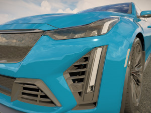 Cadillac CT5 V Blackwing 3D 模型