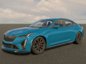 Cadillac CT5 V Blackwing 3D 模型