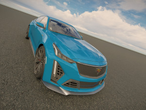 Cadillac CT5 V Blackwing 3D 模型