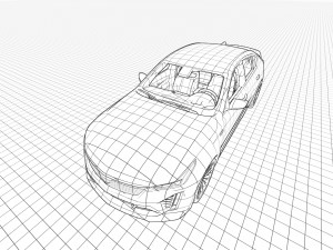 Cadillac CT5 V Blackwing 3D 模型