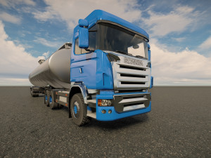 Scania Fuel Tanker Model 3D