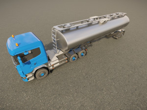 Scania Fuel Tanker Model 3D