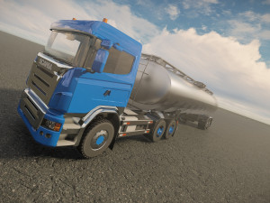 Scania Fuel Tanker Model 3D