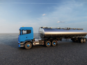 Scania Fuel Tanker Model 3D