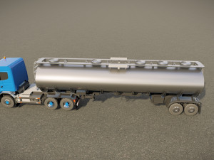 Scania Fuel Tanker Model 3D