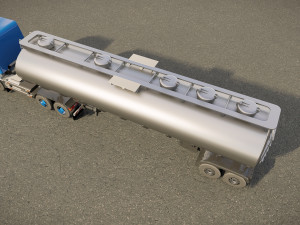 Scania Fuel Tanker Model 3D