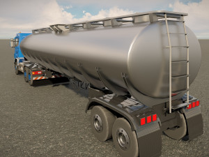 Scania Fuel Tanker Model 3D