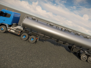 Scania Fuel Tanker Model 3D