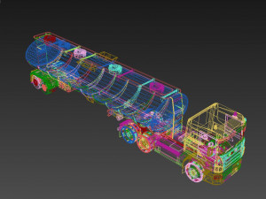 Scania Fuel Tanker Model 3D