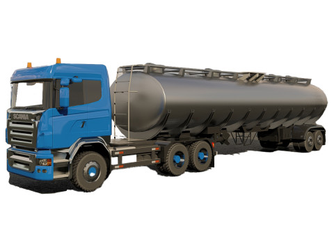 Scania Fuel Tanker 3D Model