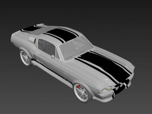 Shelby GT500 Eleanor 1967 Model 3D