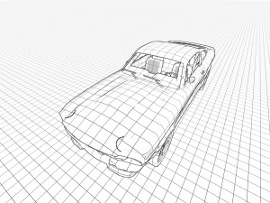 Shelby GT500 Eleanor 1967 Model 3D