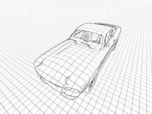 Shelby GT500 Eleanor 1967 3D Model