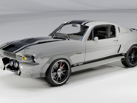 Shelby GT500 Eleanor 1967 Model 3D