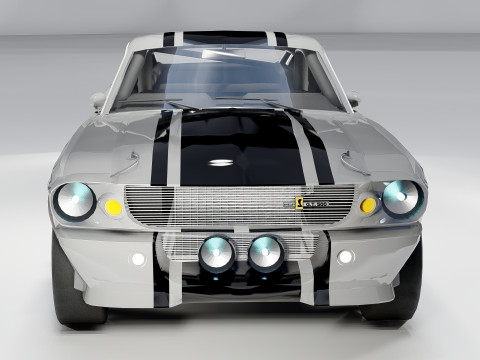 Shelby GT500 Eleanor 1967 Model 3D