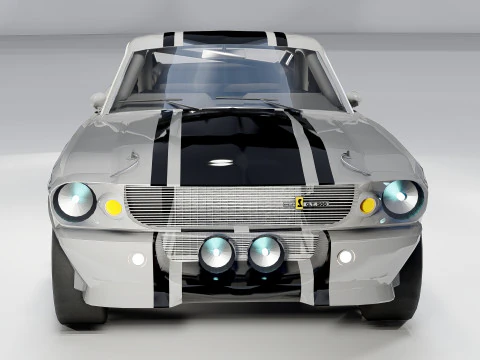 Shelby GT500 Eleanor 1967 3D Model