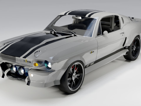Shelby GT500 Eleanor 1967 Model 3D
