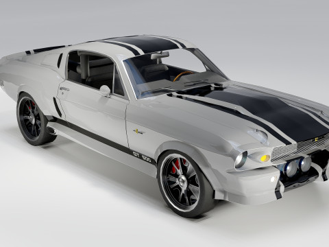 Shelby GT500 Eleanor 1967 Model 3D
