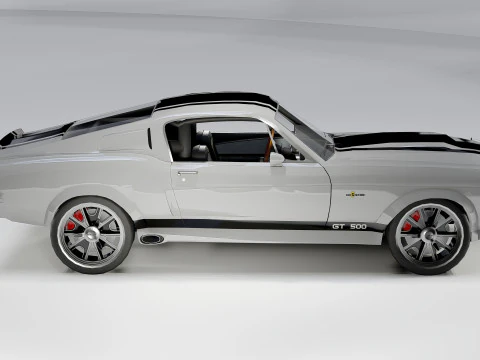 Shelby GT500 Eleanor 1967 3D Model