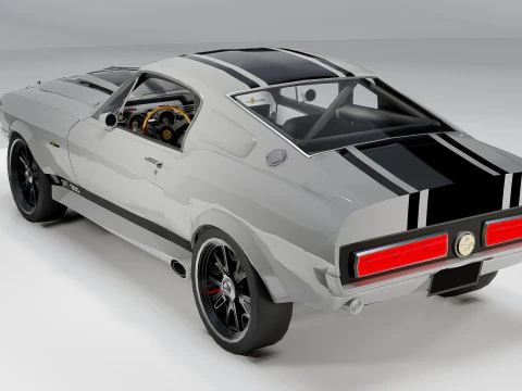 Shelby GT500 Eleanor 1967 3D Model