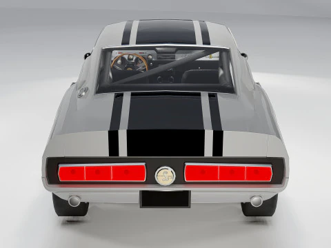 Shelby GT500 Eleanor 1967 3D Model