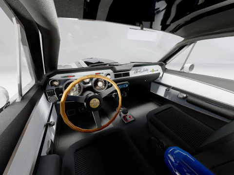 Shelby GT500 Eleanor 1967 3D Model